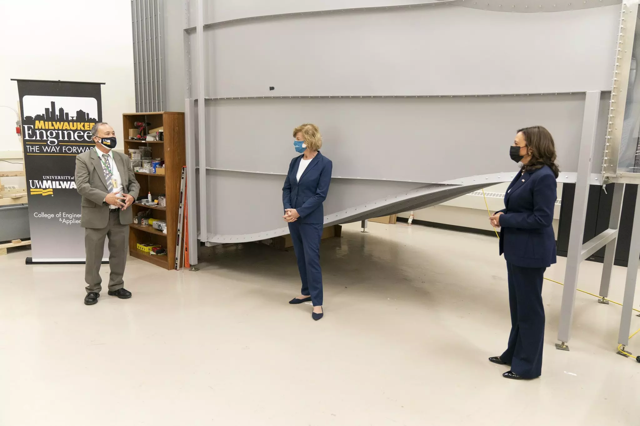 US Vice President Kamala Harris Visits Wisconsin ITAC