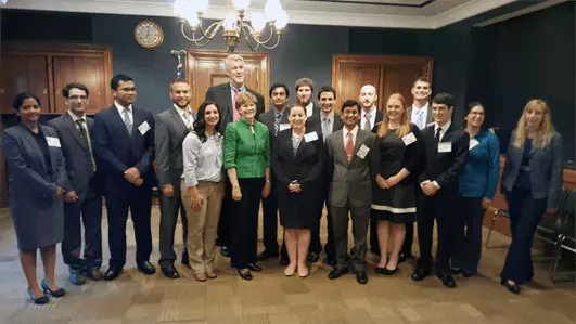 Senator Shaheen meets ITAC students